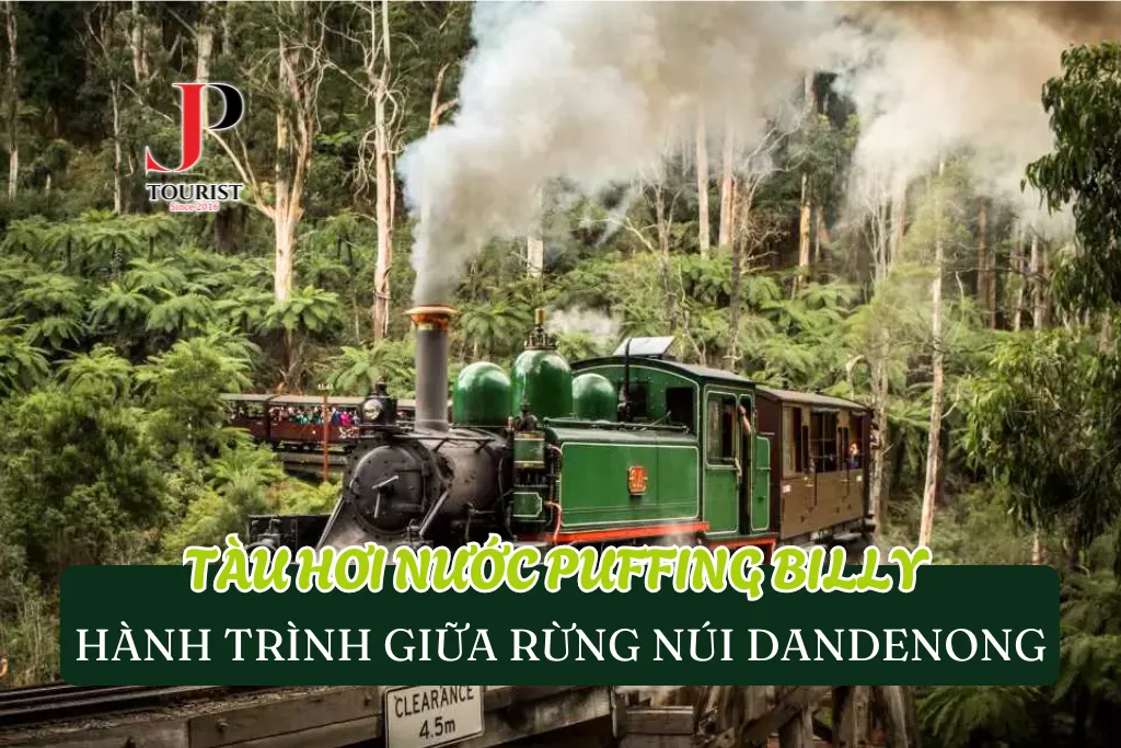 TÀU HƠI NƯỚC PUFFING BILLY – HÀNH TRÌNH GIỮA RỪNG NÚI DANDENONG