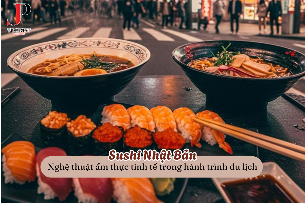 Sushi Nhật Bản – Nghệ thuật ẩm thực tinh tế trong hành trình du lịch Nhật Bản: Vì sao bạn nên thử một lần trong đời?