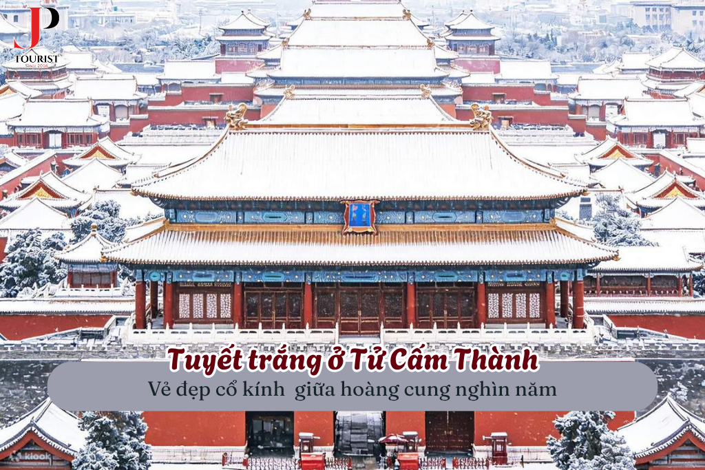 Tuyết trắng ở Tử Cấm Thành: Vẻ đẹp cổ kính  giữa hoàng cung nghìn năm